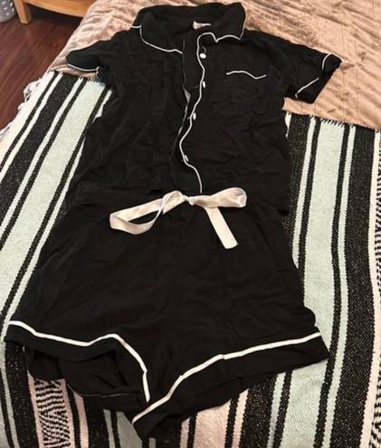 Pajama Set Black Size M