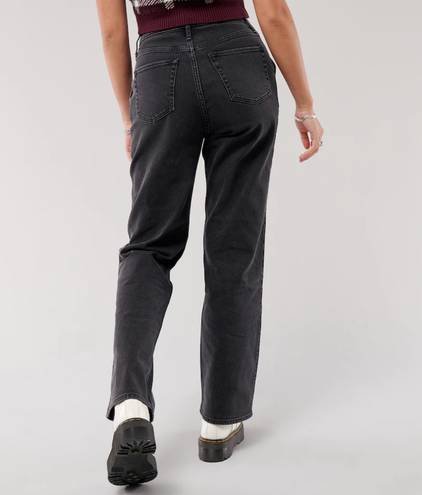 Hollister Ultra High-Rise Black Pleated Dad Jeans