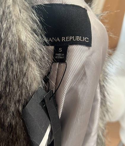 Banana Republic  brown furry vest