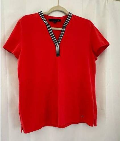 Tommy Hilfiger Women's  polo red slim
Fit size large