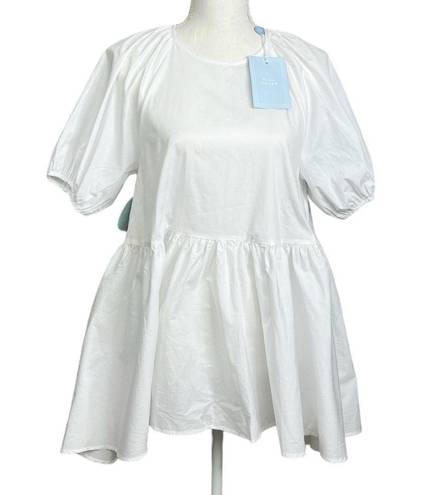 Hill House Size XS The Francesca Top High Low Keyhole Back Short Sleeve NEW