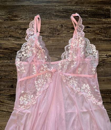 Pink baby doll dress
