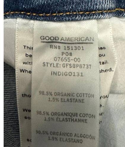 Good American Womens Flare Jeans Light Blue Flat Tummy Organic Cotton 0/25 New