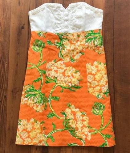 Lilly Pulitzer NWOT |  Bowen Dress in Nectar Orange Lace by the Docks