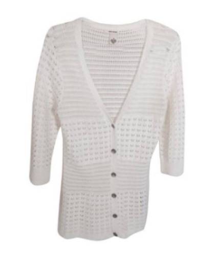 DKNY Knit Cream Cardigan