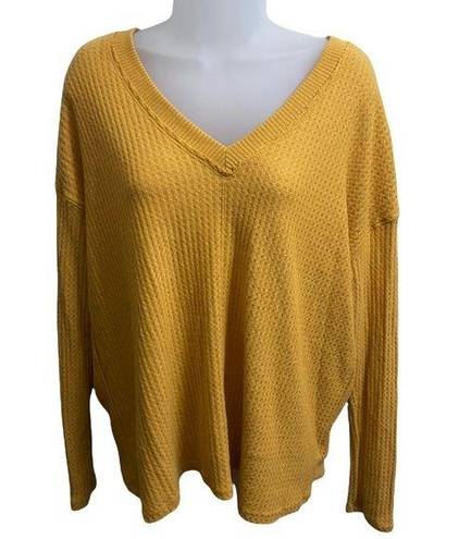 Project Social T PST Waffle Knit Oversized Top