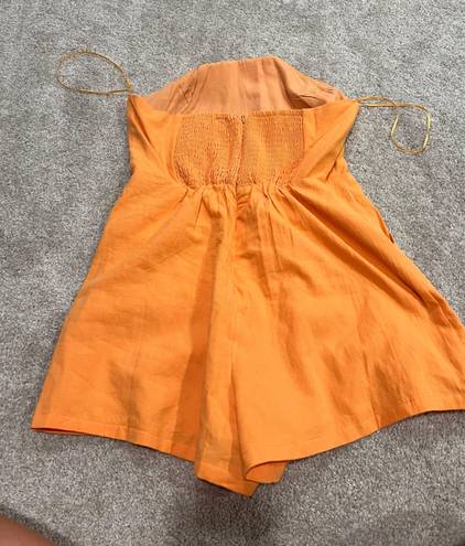 Orange Romper