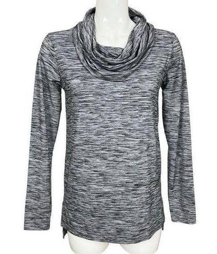 Bobi Los Angeles Revolve Charcoal Cowl Neck Long Sleeve Knit Top Small NWT