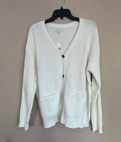 Aeropostale NWT  Distressed Button Up Cardigan