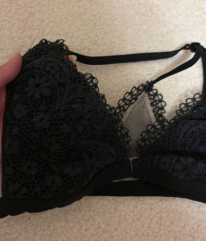 Victoria's Secret Black Lace Racerback Bralette