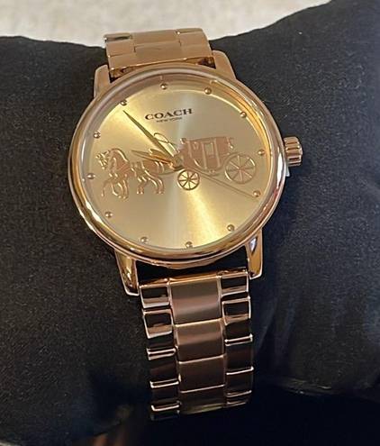 Coach  Rose Gold Tone Women’s Watch