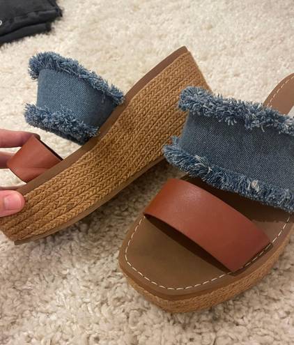 Steve Madden Denim Wedge