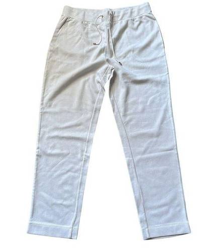 Ted Baker  Vveria Pants Womens Size 8 Relaxed Side Trim Joggers White