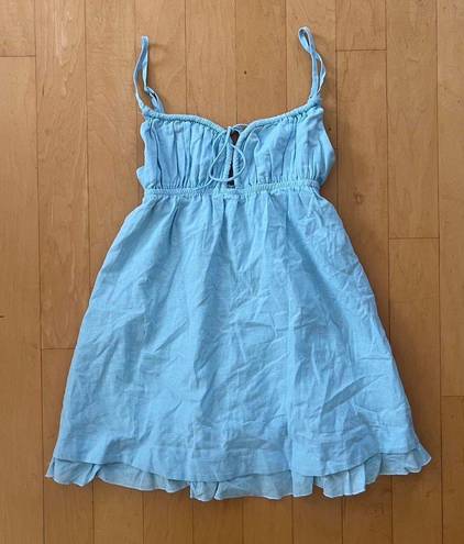 Princess Polly empress of love blue mini dress