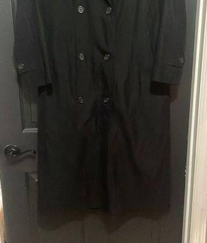 London Fog Vintage  Black Trench Coat