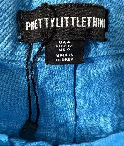 Pretty Little Thing  women's size 0 blue baggy jean