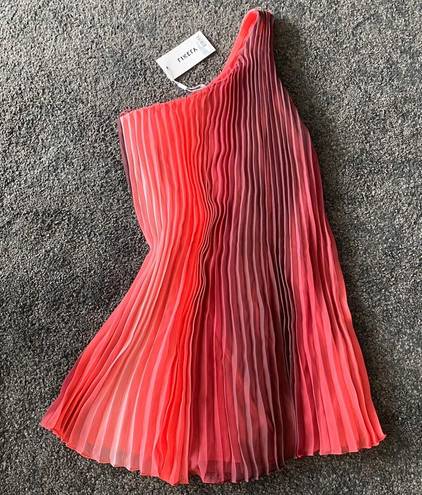 Likely Revolve one shoulder ombré dress $198