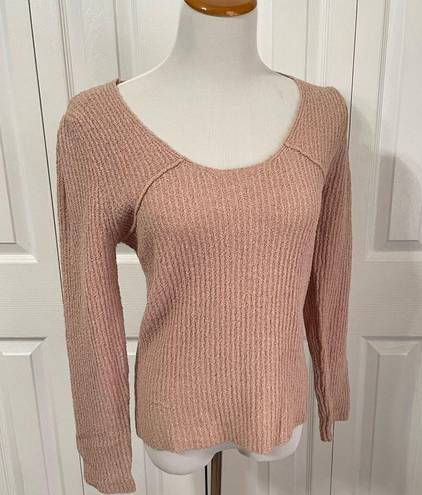 Saltwater Luxe  Blush Fitted Sweater size XL