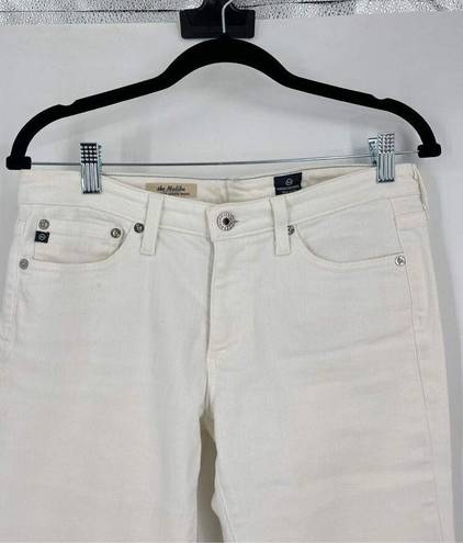 AG Adriano Goldschmied  Women's Nikki Denim Malibu Bermuda Shorts White Size 29