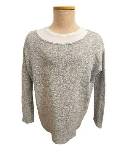 Piko  1988 Womens Pullover Sweater Gray Long Sleeve Large