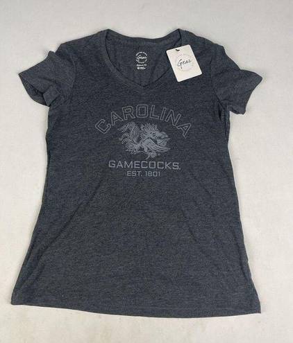 Gear for Sports University Of South Carolina Gamecocks Medium M Gray V Neck T Shirt USC NEW