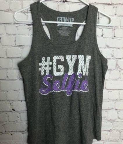 Chin Up Apparel Chin Up Workout Tank Size M