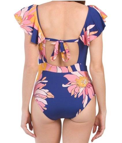 Trina Turk NWT  Breeze Ruffle One-Piece Swimsuit size 12