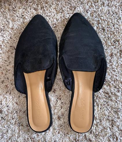 Charlotte Russe Black Pointed-toe Flats