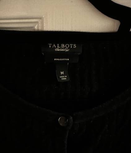 Talbots Black Cardigan