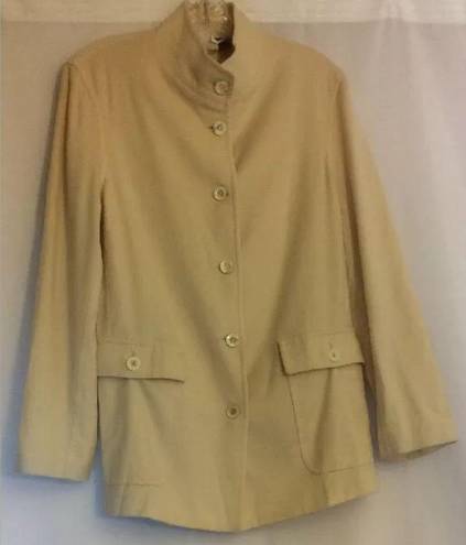 Loro Piana  Cashmere Blazer Jacket Size 40 Wntr Wht