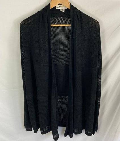 Lacoste  + Malandrino Loose Open Knit Oversized Cardigan Sweater Size Small