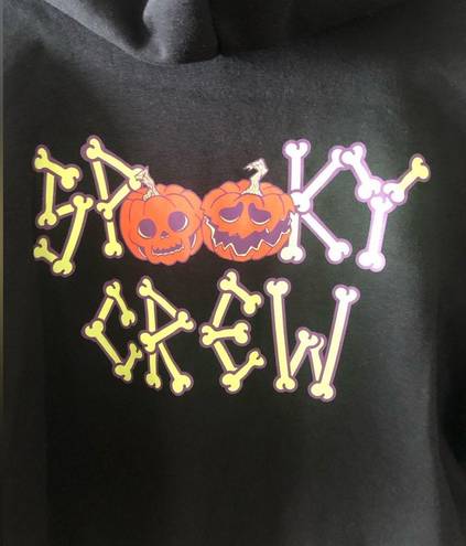 Hot Topic NEW Social Collision Spooky Crew Sweatshirt Hoodie Glow in the Dark - NWT