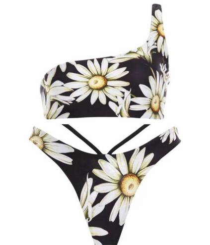 Agua Bendita 💕💕 Roma Moss Bikini Top + Egle Moss Bikini Bottoms ~ Floral M NWT