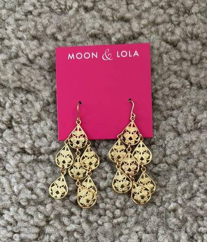 The Moon  & Lola Gold Cairo Earrings 