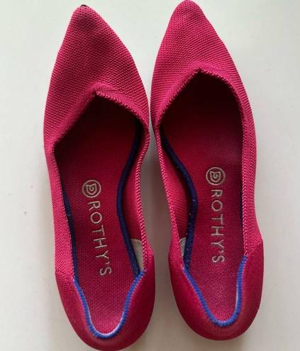 Rothy's  The Point Slip on Pointy Toe Flats Shoes