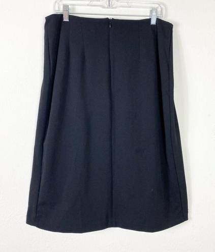 The Row M&J Collection Black Double Sailor Button Pencil Skirt Size 12