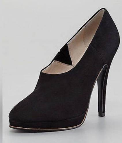 Juicy Couture  Elyssa Platform Booties in Black Suede Size 10