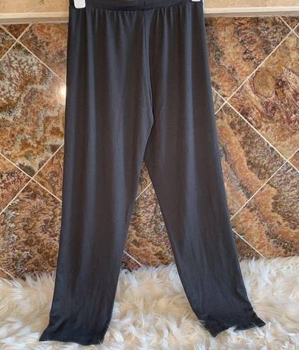 Natori Women’s  Ribbed Super Soft Pajama Pant in Dark Gray Size Small