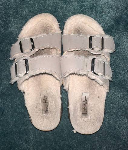 Nicole Miller Faux Birkenstock Sandals