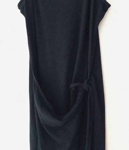 n:philanthropy  Dress Golden Wrap Skirt Sleeveless Side Tie Black Women's Size M
