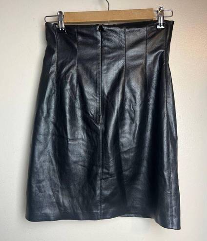 Nanushka Vegan Black Leather Skirt Sz. S