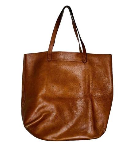 Madewell  The Transport Tote Leather Brown English Saddle