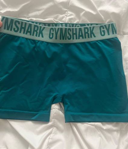 Gymshark Teal Spandex Shorts