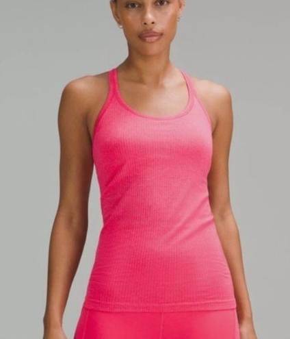 Lululemon  Women’s Ebb to Street Tank Hot Pink Barbiecore Racerback Sz 10