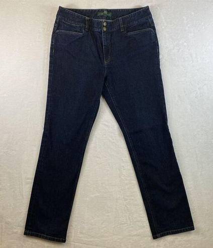 Krass&co LRL Lauren Jeans . Ralph Lauren Womens Sz 12 Straight Leg Flap Pocket Jean