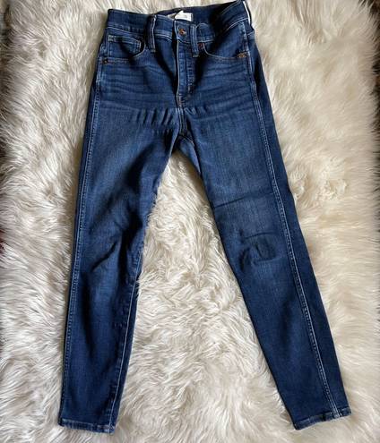 Madewell Petite 10" High-Rise Skinny Jeans in Hayes Wash WOMENS 25P