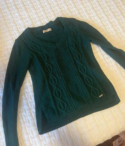 Hollister Dark Green Sweater