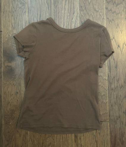 Mossimo Supply Co Mossimo Vintage Brown Tee