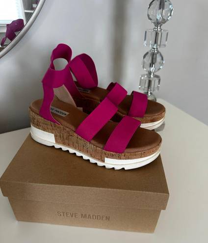 Steve Madden Bandi Platform Wedge Sandals