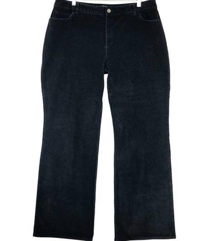 J.Jill  Womens Size 18 Jeans Black Casual Straight Leg 5 Pocket Stretch